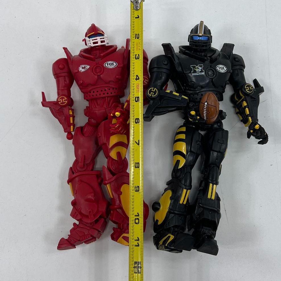 Collectible Memorabilia Fox Sports Chiefs & Tigers Robot Action Figures Lot Of 2