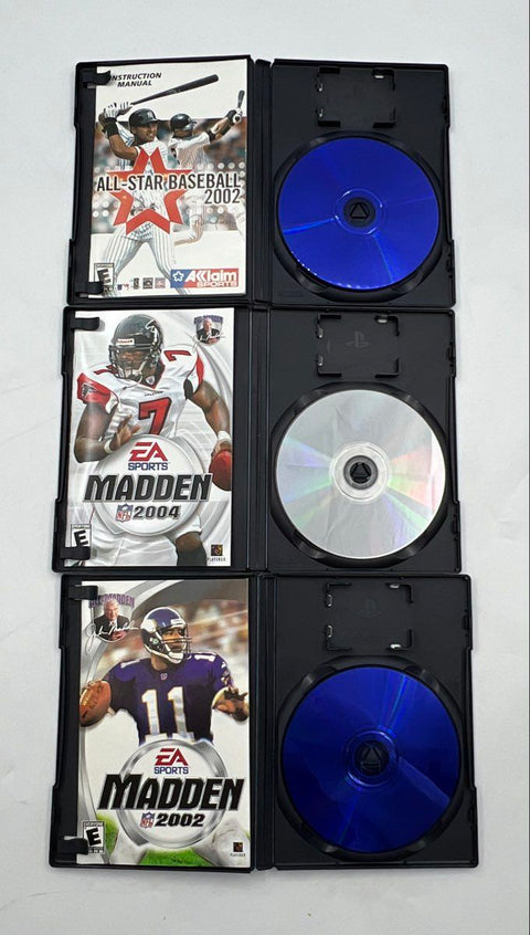Madden 2005 NCAA 2004 9 Game Lot Sony PlayStation 2 PS2 Not Tested Sold As-Is