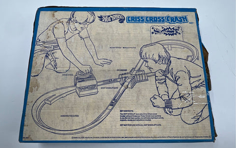 Hot Wheels Criss Cross Crash Vintage 1978 Track Set No. 2945 In Box - No Cars