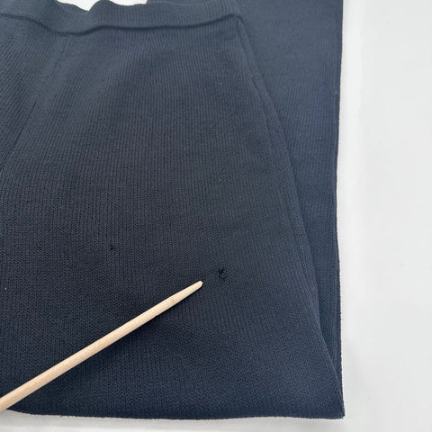 Vintage 90s St. John Collection Marie Gray Black Santana Knit Pants Size 2