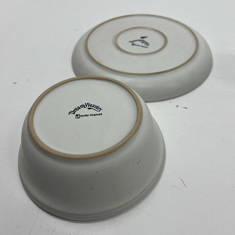 Vintage Denby Dream Weavers England 3-Piece Child's Dish Set Plate Bowl Mug