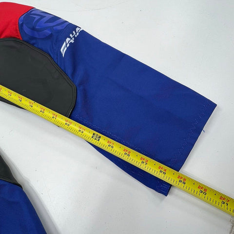 Moose Racing Men's Sahara Rebel Motocross MX Pants Red White Blue Vented Size 34