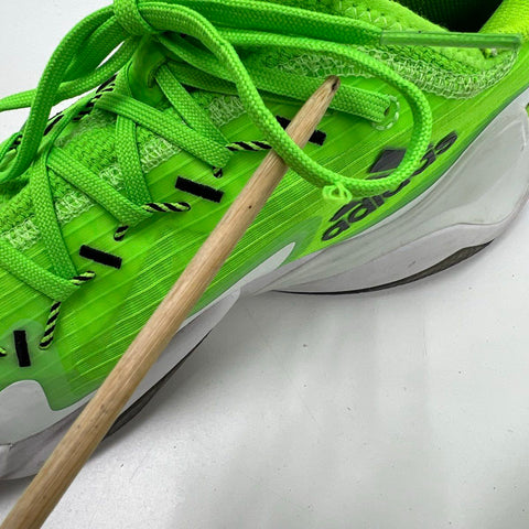 Adidas Exhibit A Solar Green Black Basketball Sneakers Men's Size 10.5