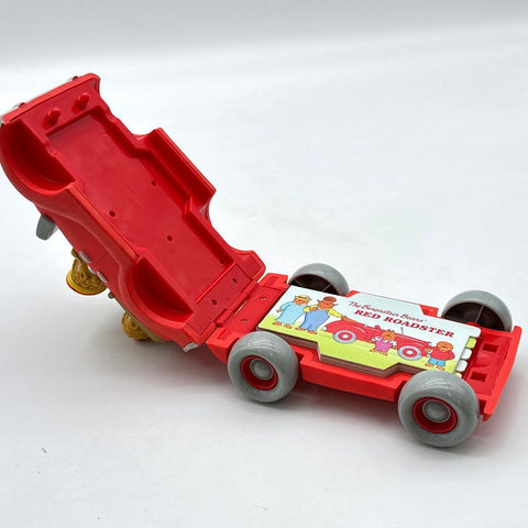 ERTL Berenstain Bears Red Roadster Car Toy with Internal Board Book 2000 Vintage