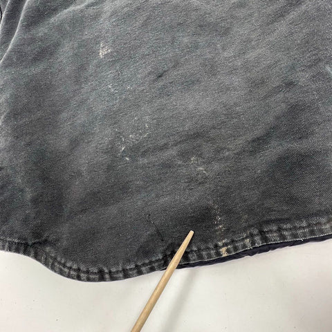 Carhartt Faded Black Duck Arctic Quilt Lined Work Vest Men's XL Tall