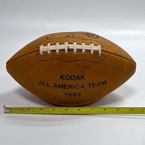 NCAA College Football Rawlings Kodak All America Team 1984 Autographed Vintage