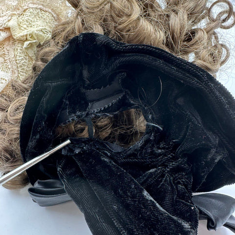 Vintage Porcelain Doll S.F.B.J. 236 Style Jackson 1995 25 Inch Victorian Dress