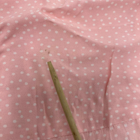 Loft NWT Pink Polka Dot Ruffle Strap Side Slit Midi Dress Sz 10P