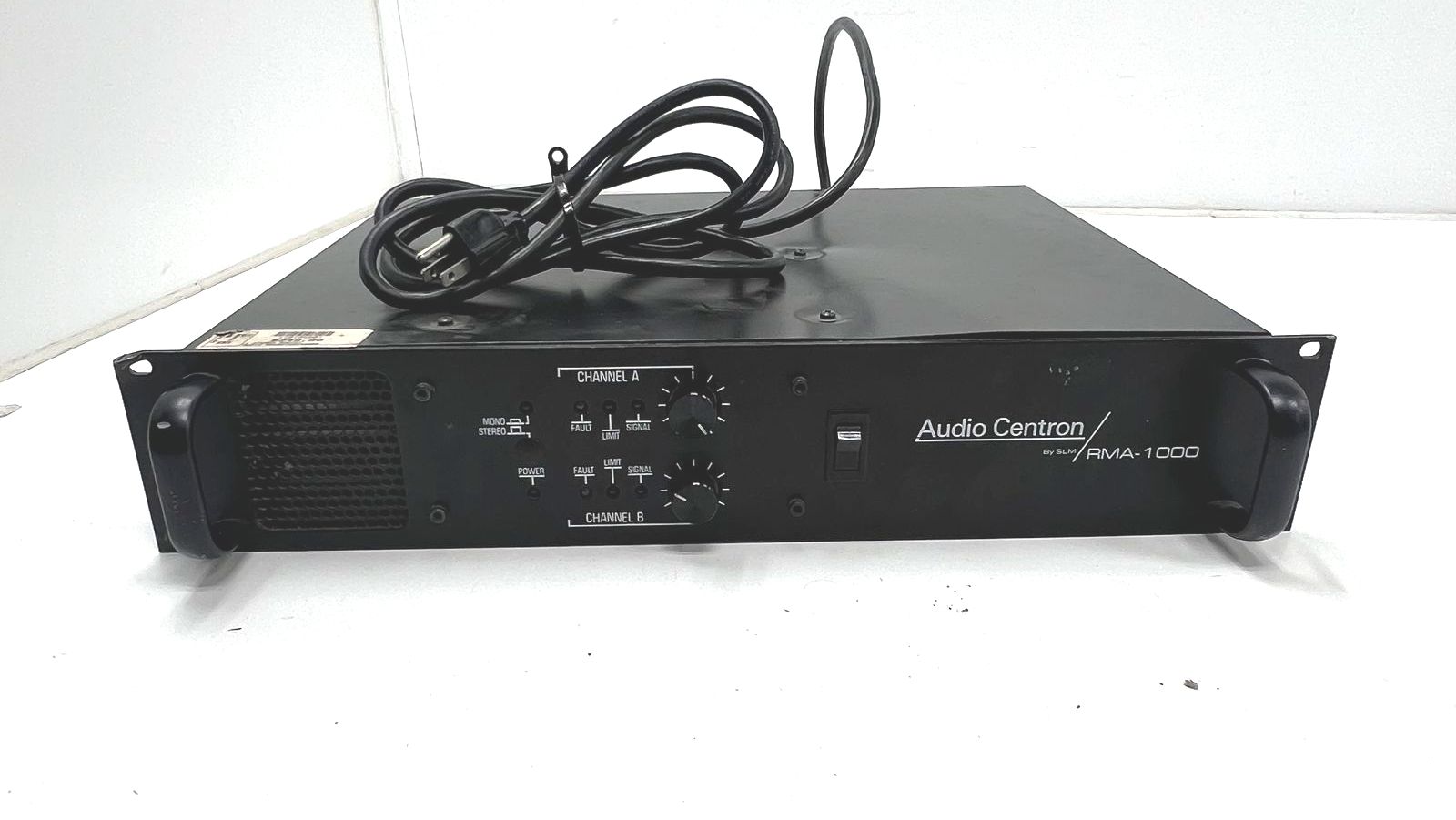 Audio Centron RMA-1000 Professional Power Amplifier Rack Mount 2-Channel