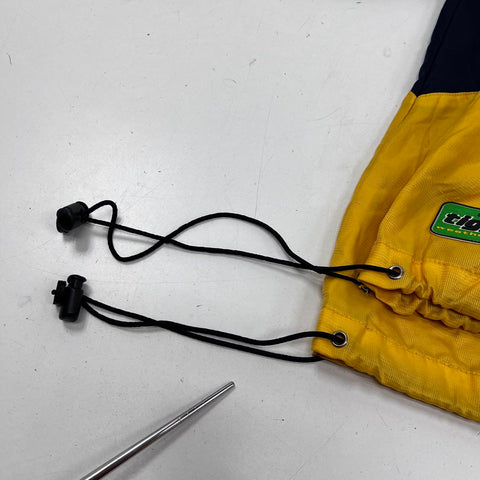 Vintage 90s Disney Store Tigger Anorak Windbreaker Jacket Yellow Navy Sz M