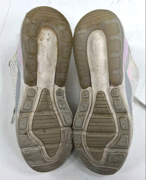 Nike Air Max 270 White Pink Grey Lifestyle Running Sneakers Size 9.5