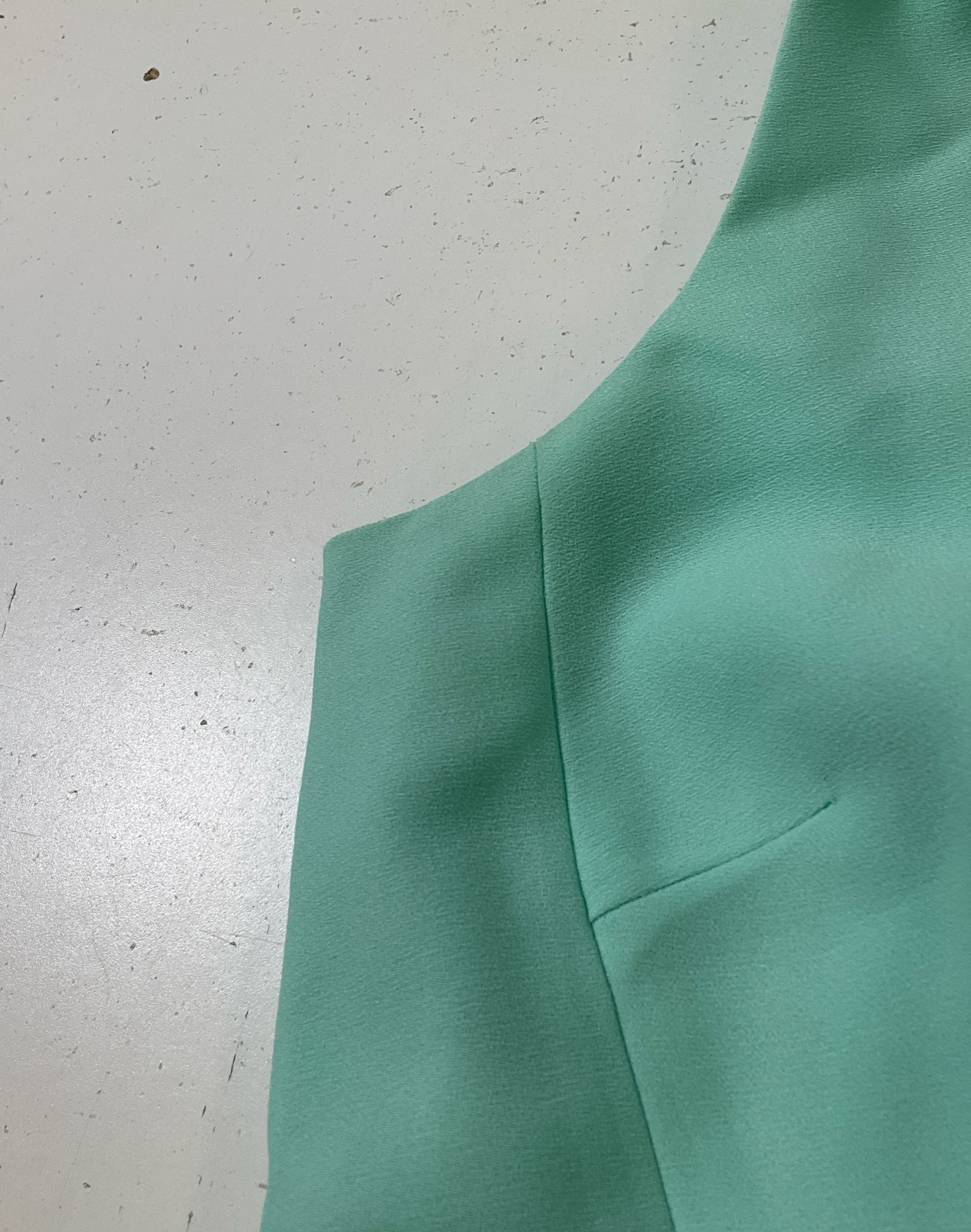 Kate Spade New York Mint Green Bow Back Dress Pleated Skirt Pockets Size 0