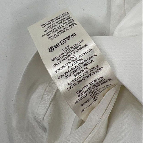 Maeve Anthropologie Red White Pleated Peplum Bustier Tube Top Lot of 2 Women's L