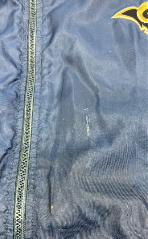 Vintage Y2K Puma Blue NFL LA Rams Reversible Hooded Jacket Men's XL