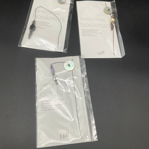 J. Jill Boho Jewelry Lot 11pc Necklaces Bracelets Handcrafted Bookmarks