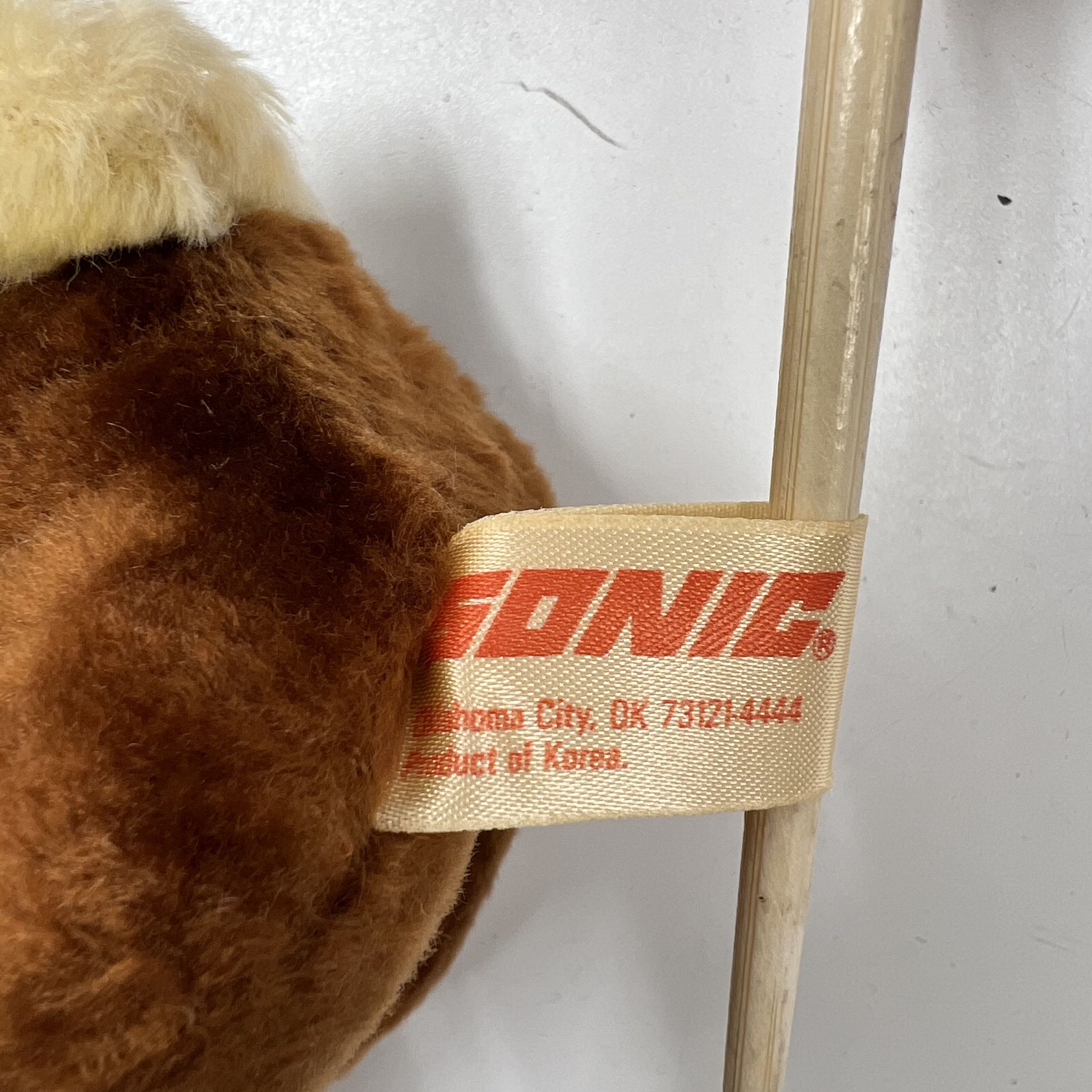 Vintage 1987 Sonic Drive-In Coney Pup Plush Toy Lot of 4 Nankung Promotions