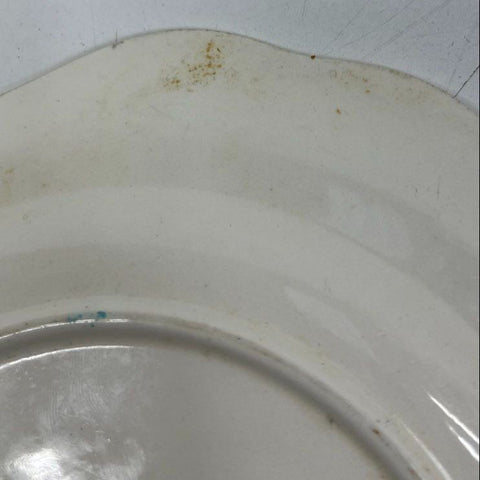 Vintage Plate Lot Fire-King Laurel Federal Madrid Cunningham & Pickett 3 Pcs