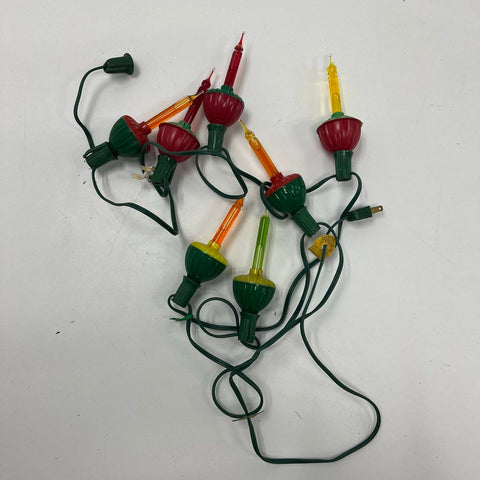 Vintage Noma 7-Light Christmas Bubble Light String Holiday Decoration