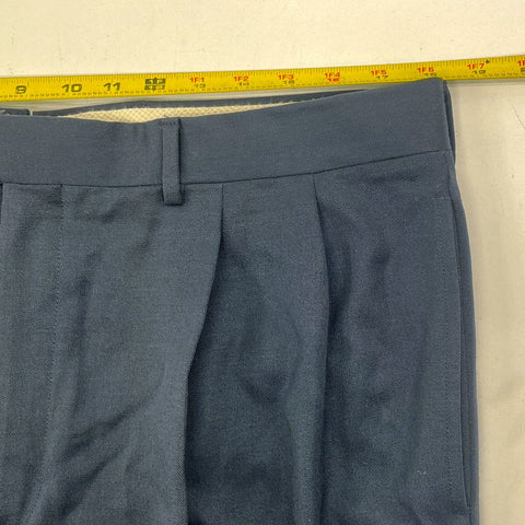 Lot 2 Perry Ellis Corbin Black Pleated Front Dress Pants Slacks Men's 38x29