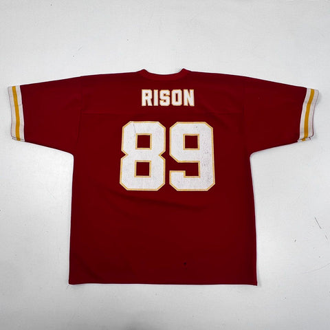 Vintage 90s Logo 7 Andre Rison Kansas City Chiefs NFL Jersey Sz L