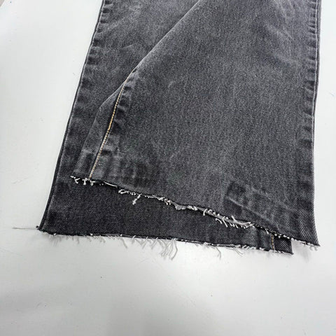 Vintage Y2K Marc Ecko Faded Black Rhino Carpenter Baggy Wide Leg Jeans Men's 36