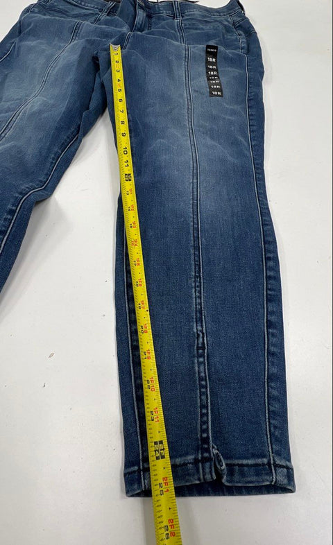 Torrid Women's Jeans Lot of 2 NWT Bombshell Skinny Distressed Blue Black 18R