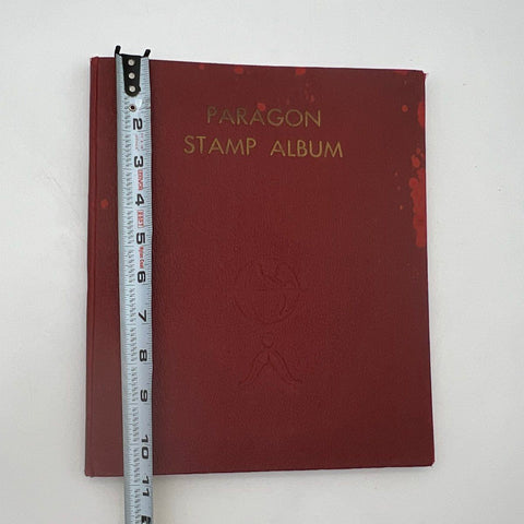 Vintage Paragon Stamp Album 1931 Hardcover Philatelic Collection With Stamps