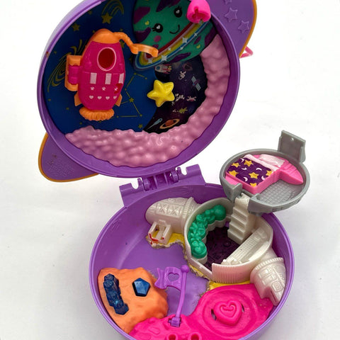 Polly Pocket Lot 7 Compacts Pineapple Panda Theater Candy Tropical Mixed Set