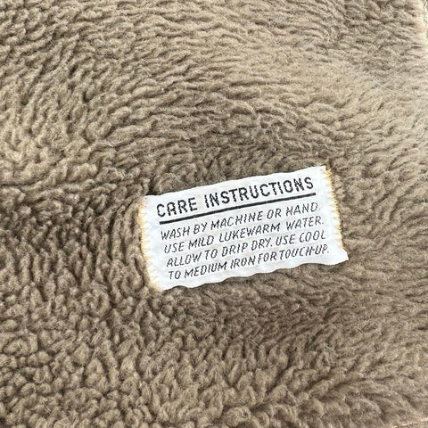 Vintage 70s Zero King Sherpa Lined Hooded Jacket Talon Zipper USA Sz 42