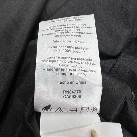 WHITE by Vera Wang VW360454 Black One Shoulder Ruched Gown Dress Women's Size 8