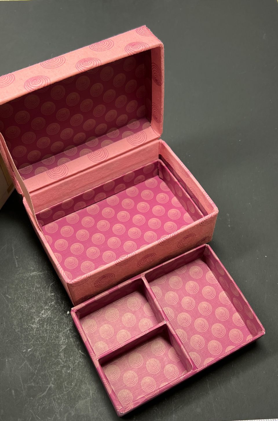 Tasha Pink Dreambox with Gold Tone Brooch NIB