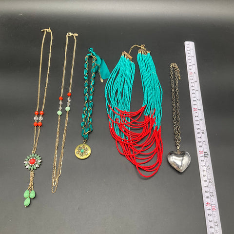 JoyFolie Charming Charlie Boho Statement Necklaces Jewelry Lot of 5
