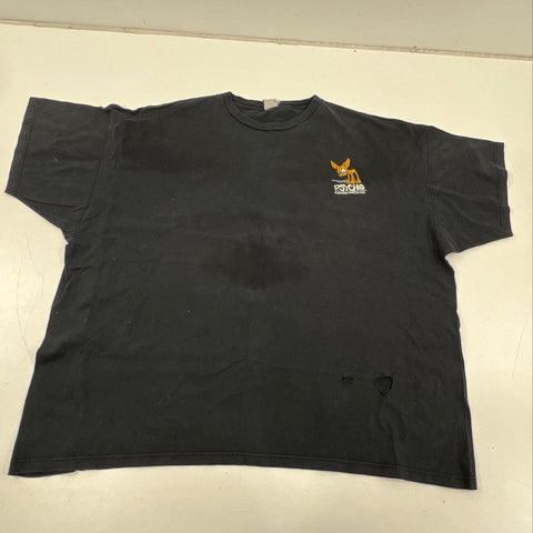 Vintage 2000 Psycho Chihuahua Big Boned Graphic T-Shirt Double Stitch Sz 3XL