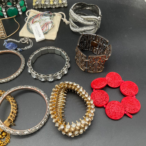 Pura Vida Fashion Costume Bracelet Jewelry Lot 35+ Bangles Cuffs Mixed Styles