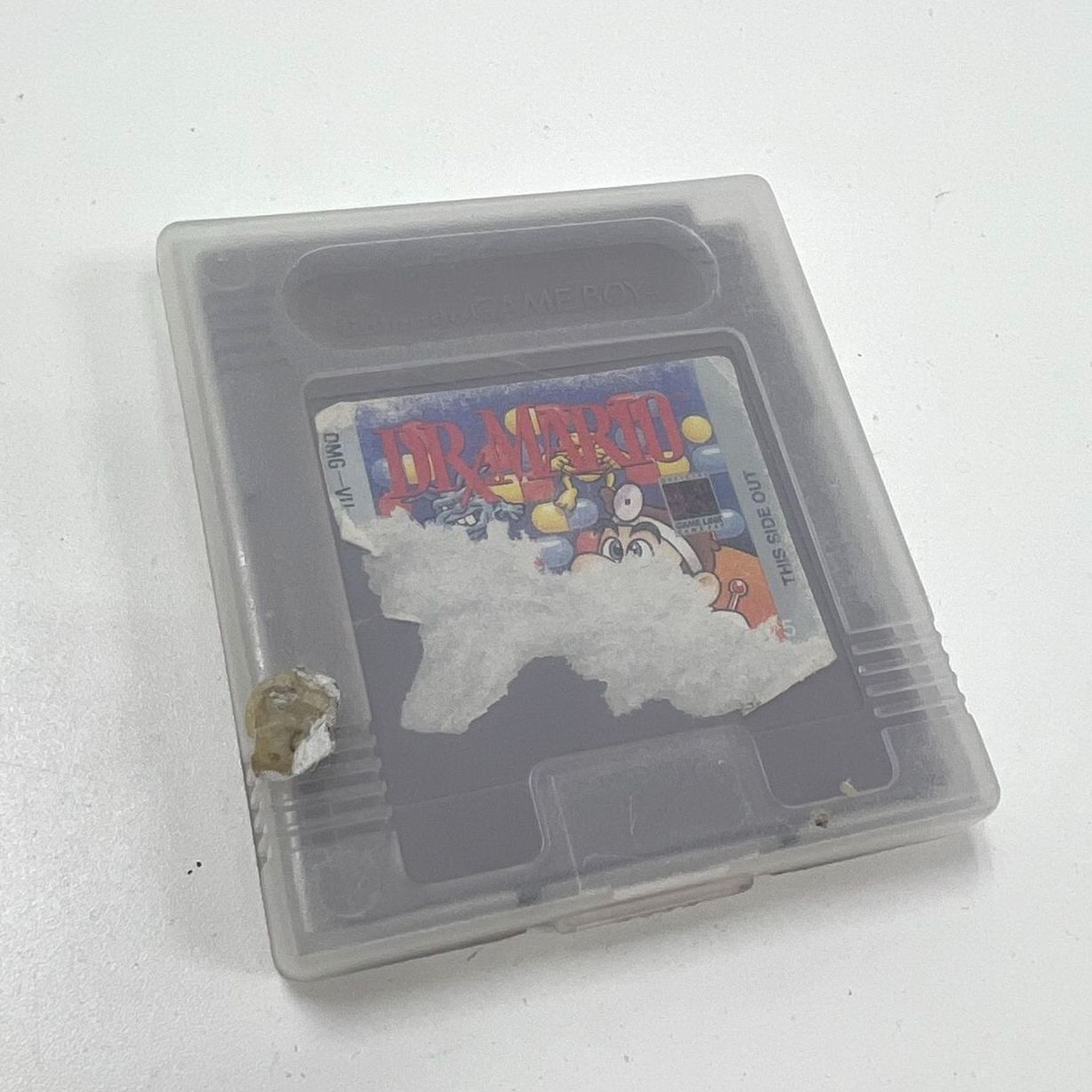 Nintendo Gameboy Dr Mario Game Damaged Label *Not Tested In Case
