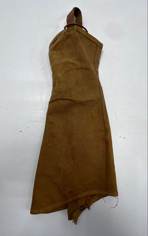 Vintage WWII US Army M1938 Canvas Leggings Gaiters Jeffersonville QM Sz 2R