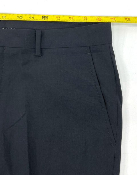 Santorelli John Varvatos Lot of 2 Mens Dress Pants Black Flat Front Size 33 34