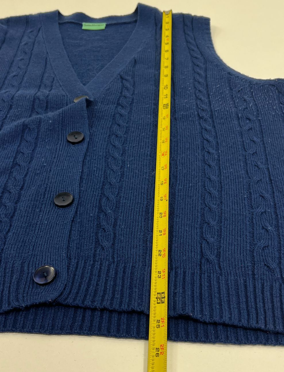 Women's Sara Morgan Knit Acrylic Sweater Vest Lot Grey Blue Purple - Size Large
