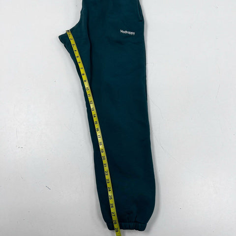 Madhappy Men's Dark Teal Cotton Fleece Joggers Sweatpants Made in USA Size M