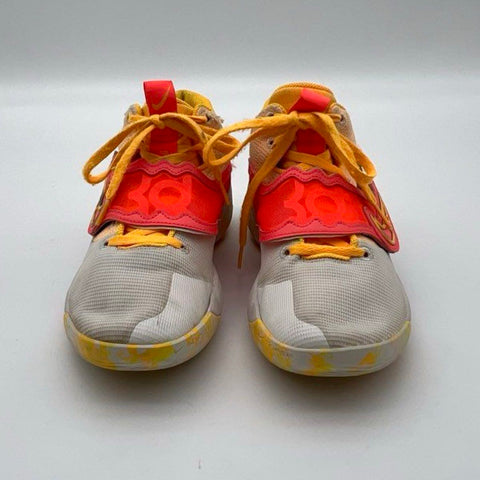 Nike KD Trey 5 X White University Gold Siren Red Basketball Shoes Size 8