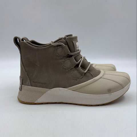 Sorel Out N About III Waterproof Taupe Tan Duck Boots Size 8