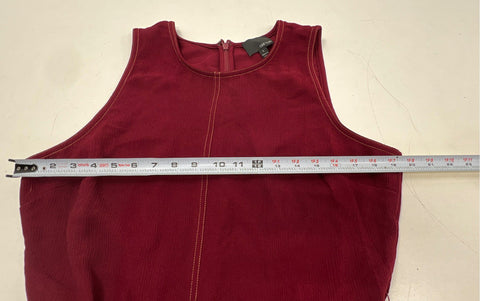 Greylin Women's Wine Burgundy Sleeveless Wide Leg Jumpsuit Tie Waist NWT Sz L