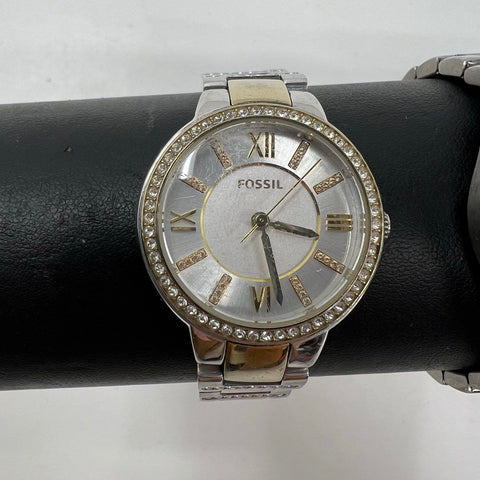 Fossil Ladies Stainless Steel & Two-Tone Watch Lot of 5