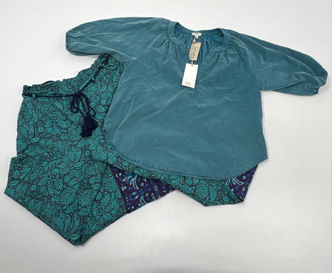 Sundance Women's Jolie Corduroy Top Sz S & Vibrant Reef Pants Sz M NWT Set