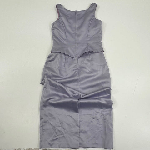 Vintage Y2K Gunne Sax Jessica McClintock Embroidered Sequin Formal Dress Sz 7/8