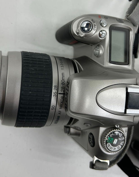 Vintage Nikon F55 & Olympus IS-100 35mm Film SLR Camera Lot