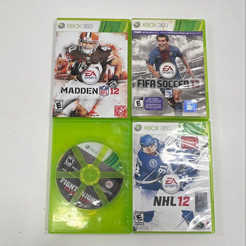 NCAA Football 12 Battlefield Fight Night Champion Xbox 360 12 Game Lot