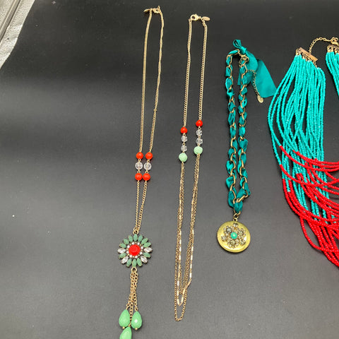 JoyFolie Charming Charlie Boho Statement Necklaces Jewelry Lot of 5