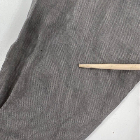 Vintage 90s Yves Saint Laurent Men's Gray Button Up Dress Shirt Sz 16 34/35