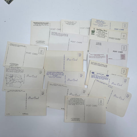 Vintage Chrome Postcard Lot Unposted US Canada Travel Mid Century Collection